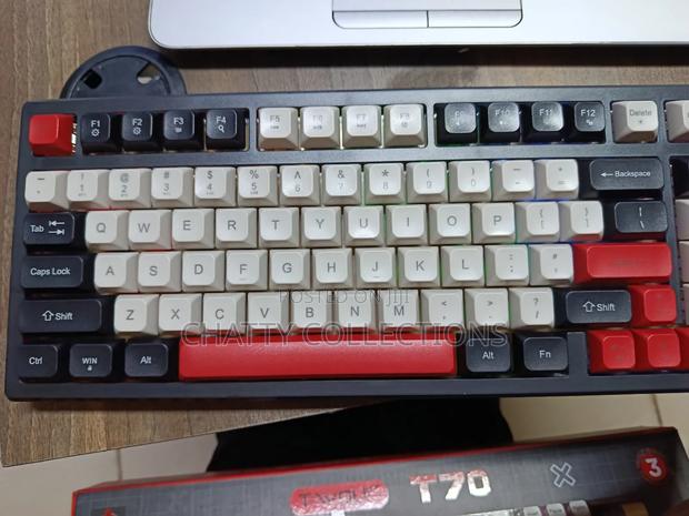 T-Wolf Three Mode Mechanical Keyboard Bluetooth/Wireless/Type C Wired - thumbnail 10