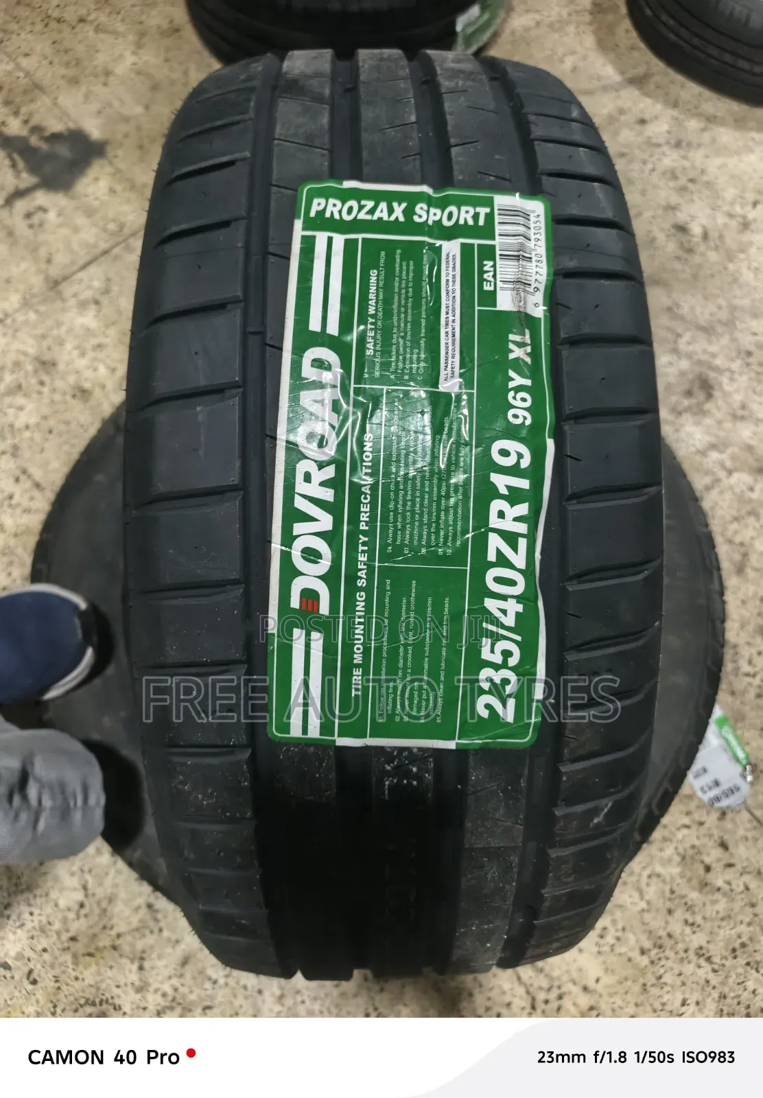 235/40zr19 Dovroad
