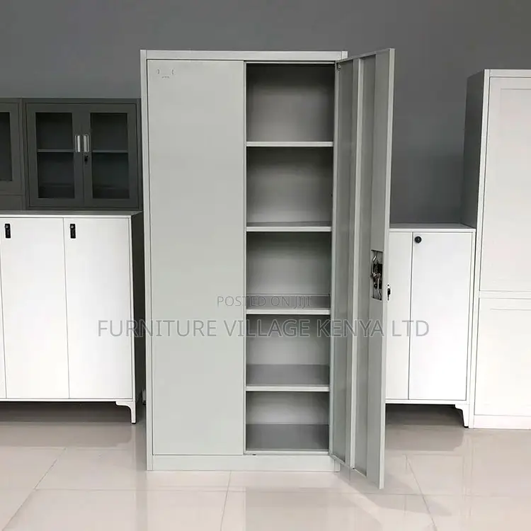 Key Lock Swing 2-Door Storage Cabinet