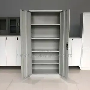 Key Lock Swing 2-Door Storage Cabinet