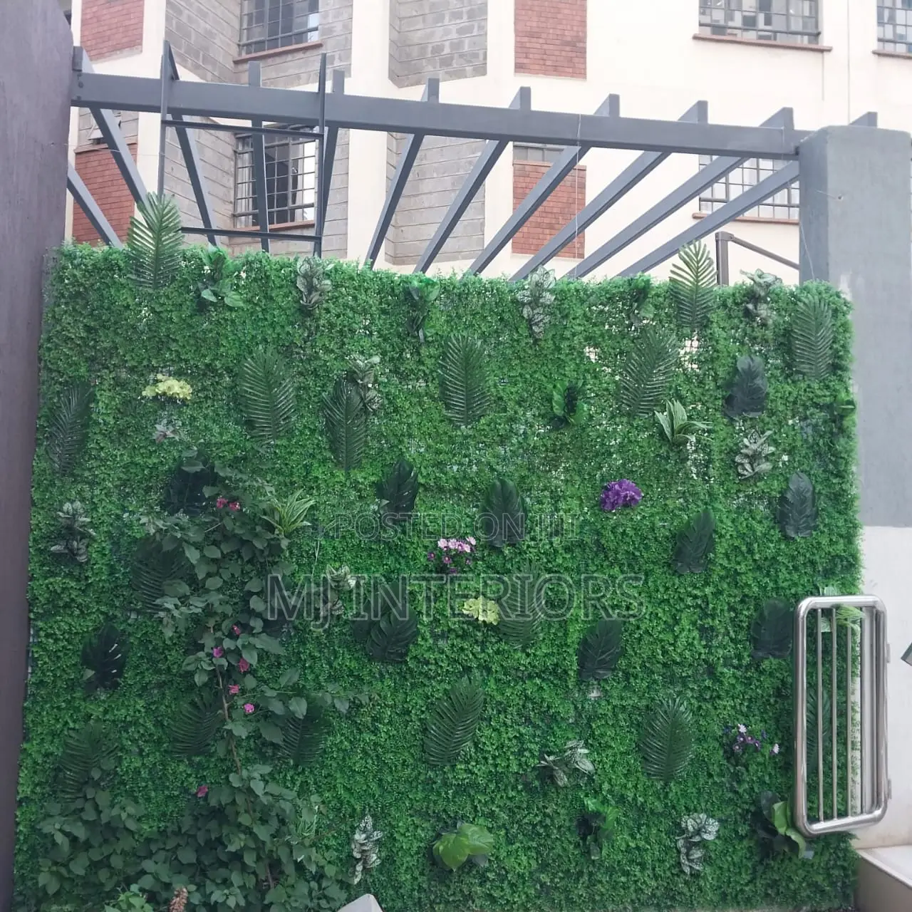 Artificial Green Wall Panels Boxwood Fence for Privacy Use