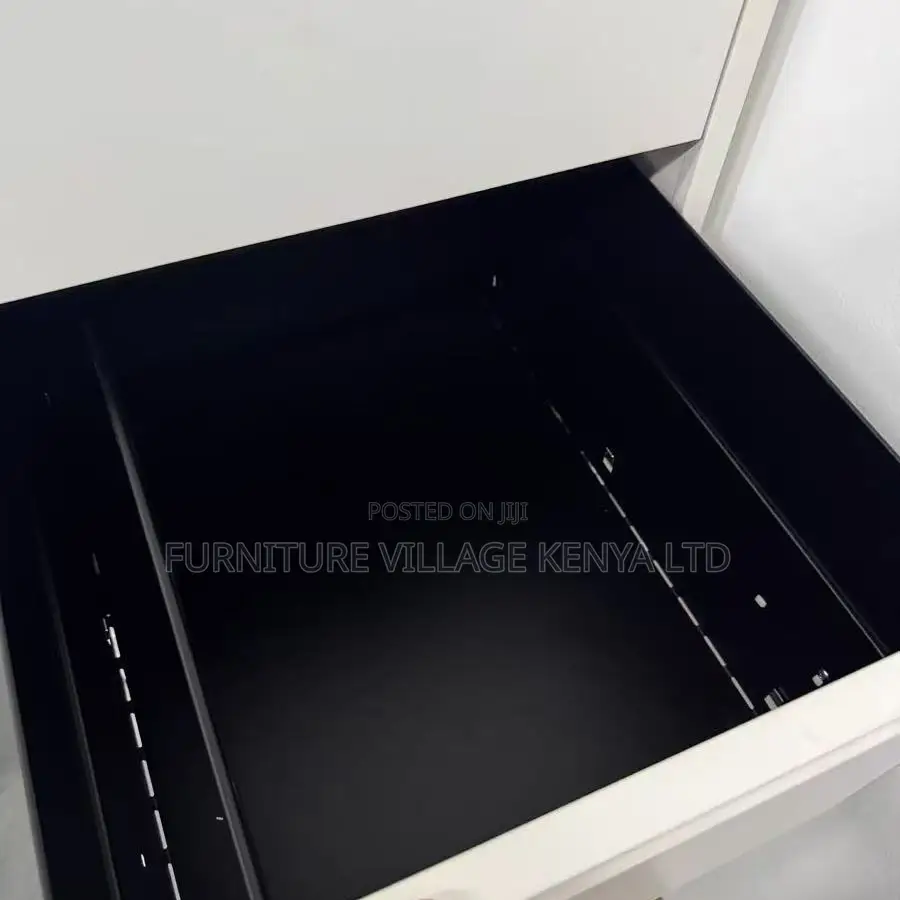 Modern Full White 4-Drawer Office File Cabinet