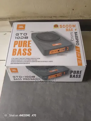 5000w JBL Underseat Woofer – Compact Car Bass Speaker