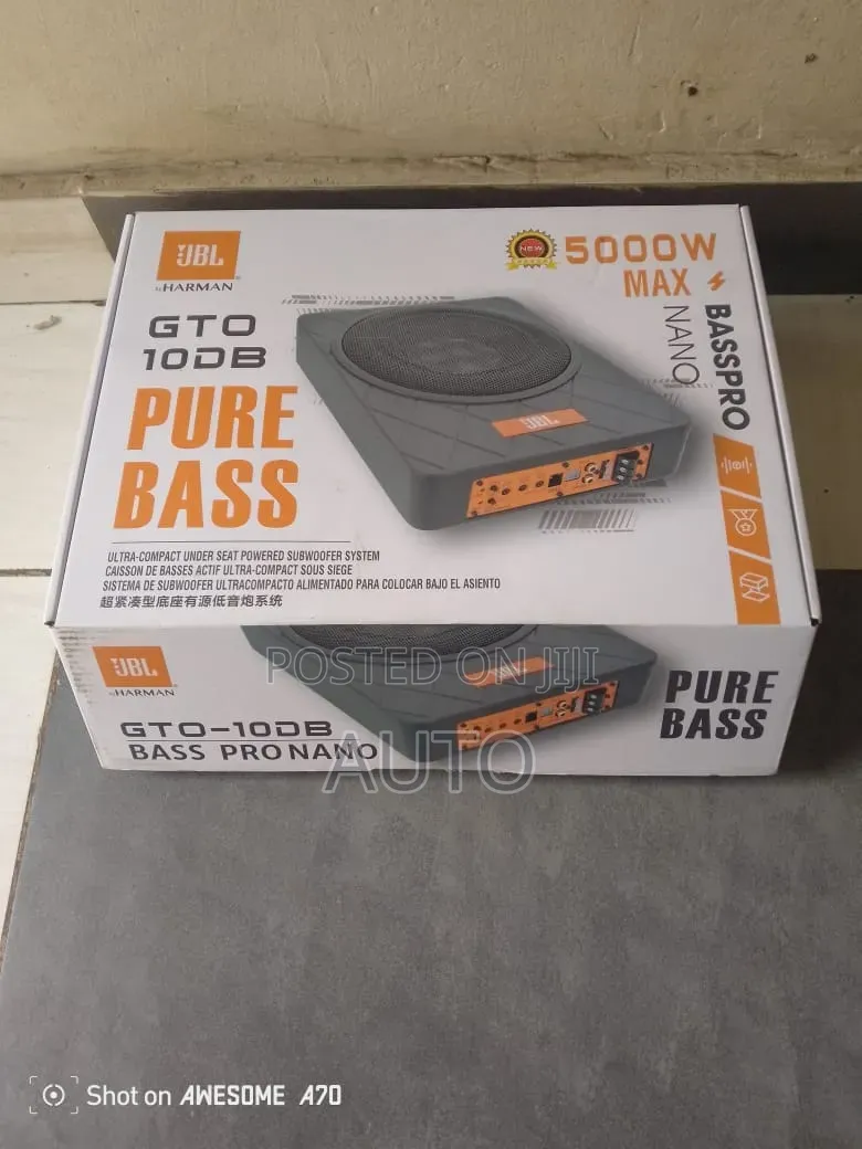 5000w JBL Underseat Woofer – Compact Car Bass Speaker