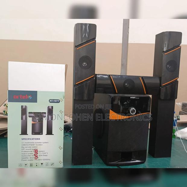 Artel at-107 Tall Boy Multimedia Speaker System