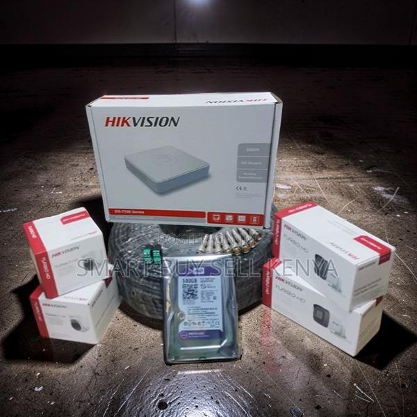Crystal Clear Footage 4 Hikvision 1080p Hd CCTV Cameras Complete Kit