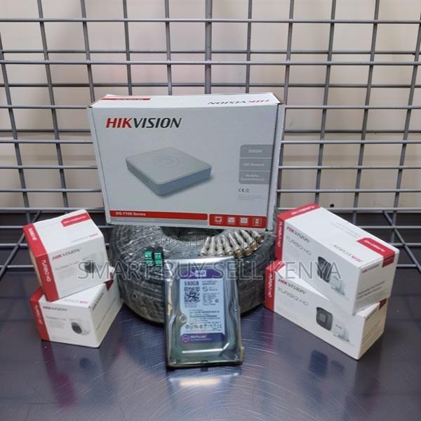 Sharp Image Quality 4 Hikvision 1080p Hd CCTV Cameras Full System Kit