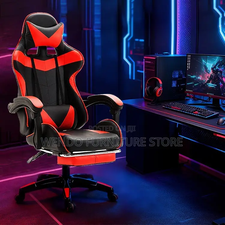 Office Chair : Ys-916-Orange Gaming Chair With Pu Leather.