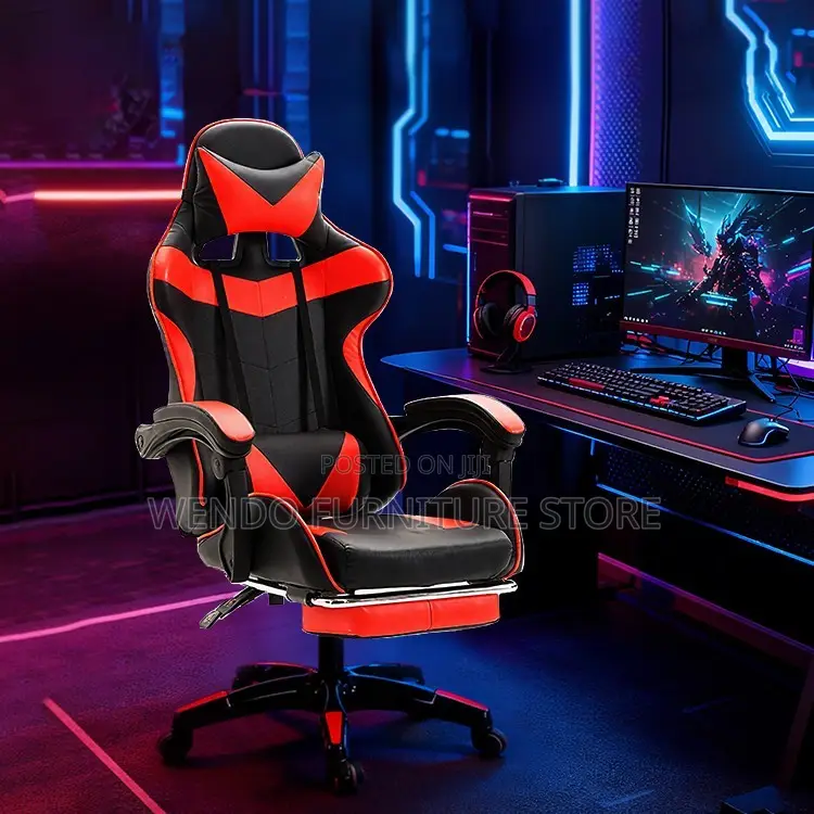 Office Chair : Ys-916-Orange Gaming Chair With Pu Leather.