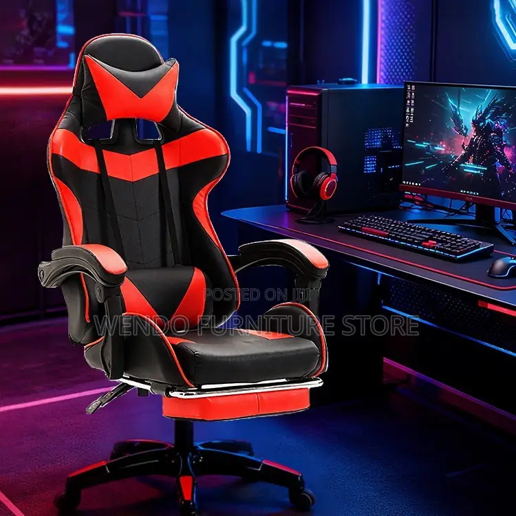 Office Chair : Ys-916-Orange Gaming Chair With Pu Leather.