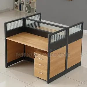 Office Desk : Two Way Open-view Office Workstation