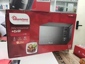Ramtons 20 Liters Microwave With Grill Mirror Finish – Rm/682