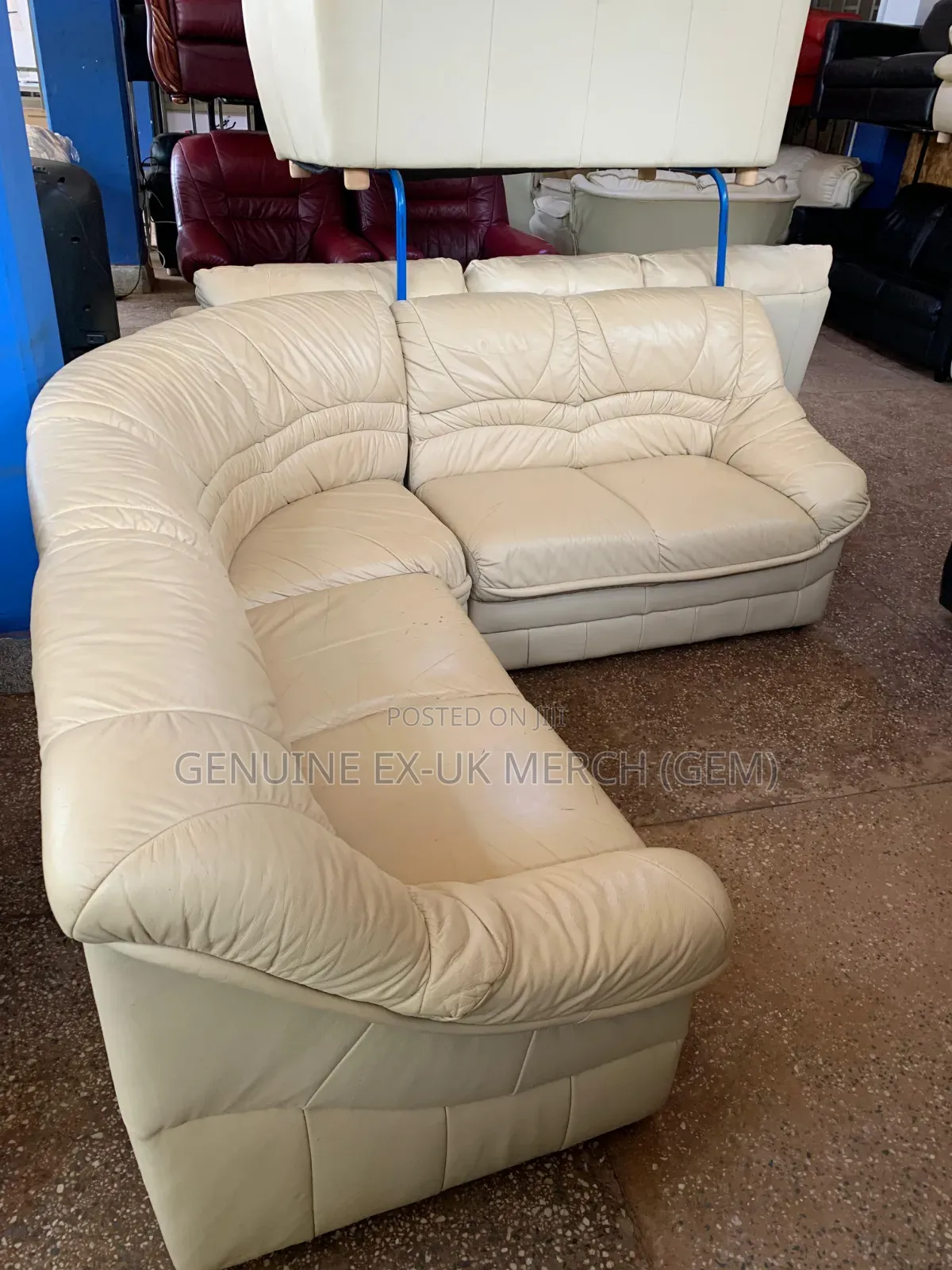 Ex-Uk Leather Sofas