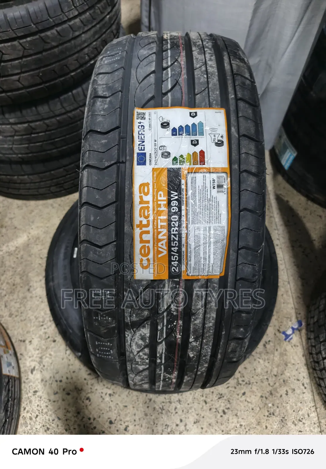 245/45zr20 Centara