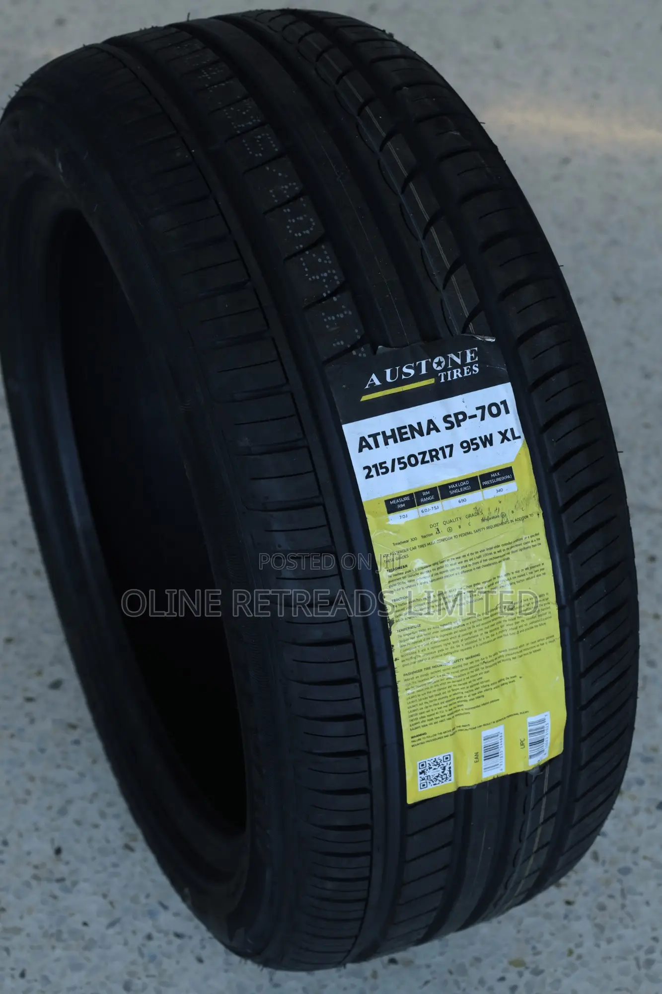 215/50zr17 Austone Sp-701