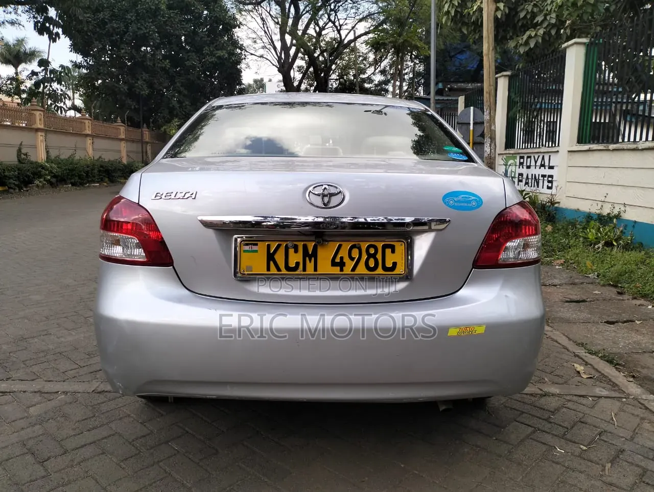 Toyota Belta 2010 Silver