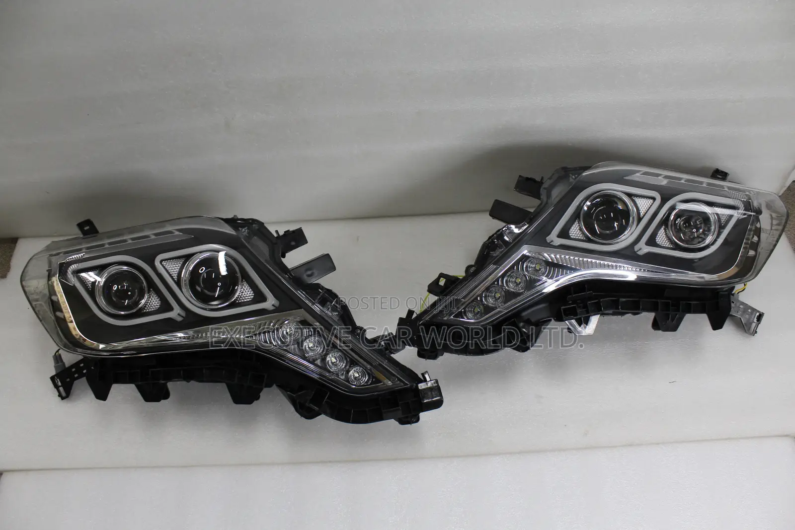 Toyota Prado 150 Aftermarket Teardrop Led Headlights
