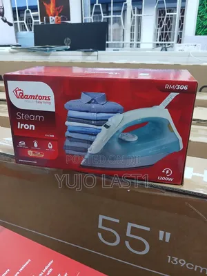 Green and White Steam Iron - Rm/306