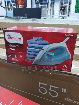 Green and White Steam Iron - Rm/306