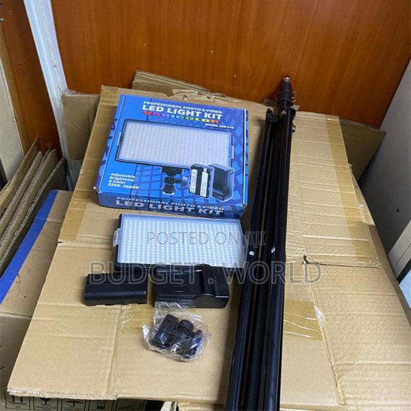 416 Led Video Light Panel With Stand for Studio Photography