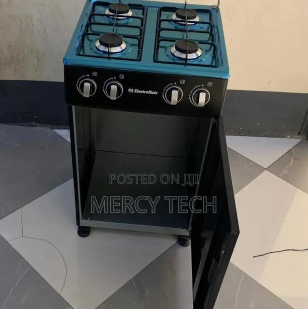 Electromate 4-Burner Gas Cooker With Cabinet - main view