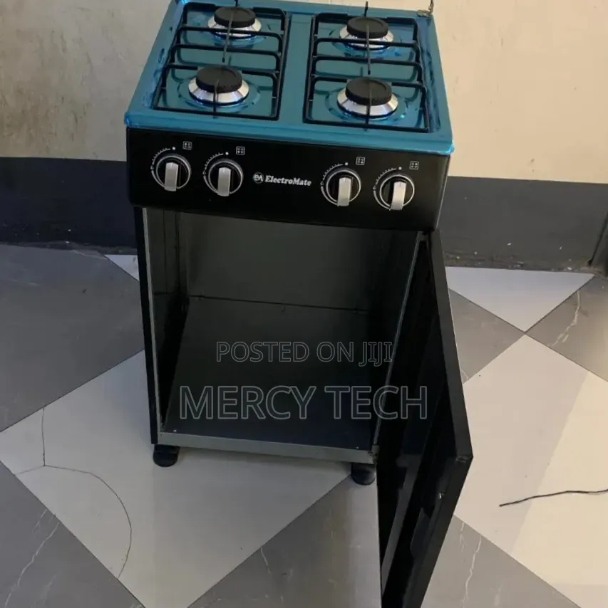 Electromate 4-Burner Gas Cooker With Cabinet