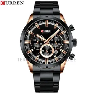 Curren 8355 Men's Black Wristwatch