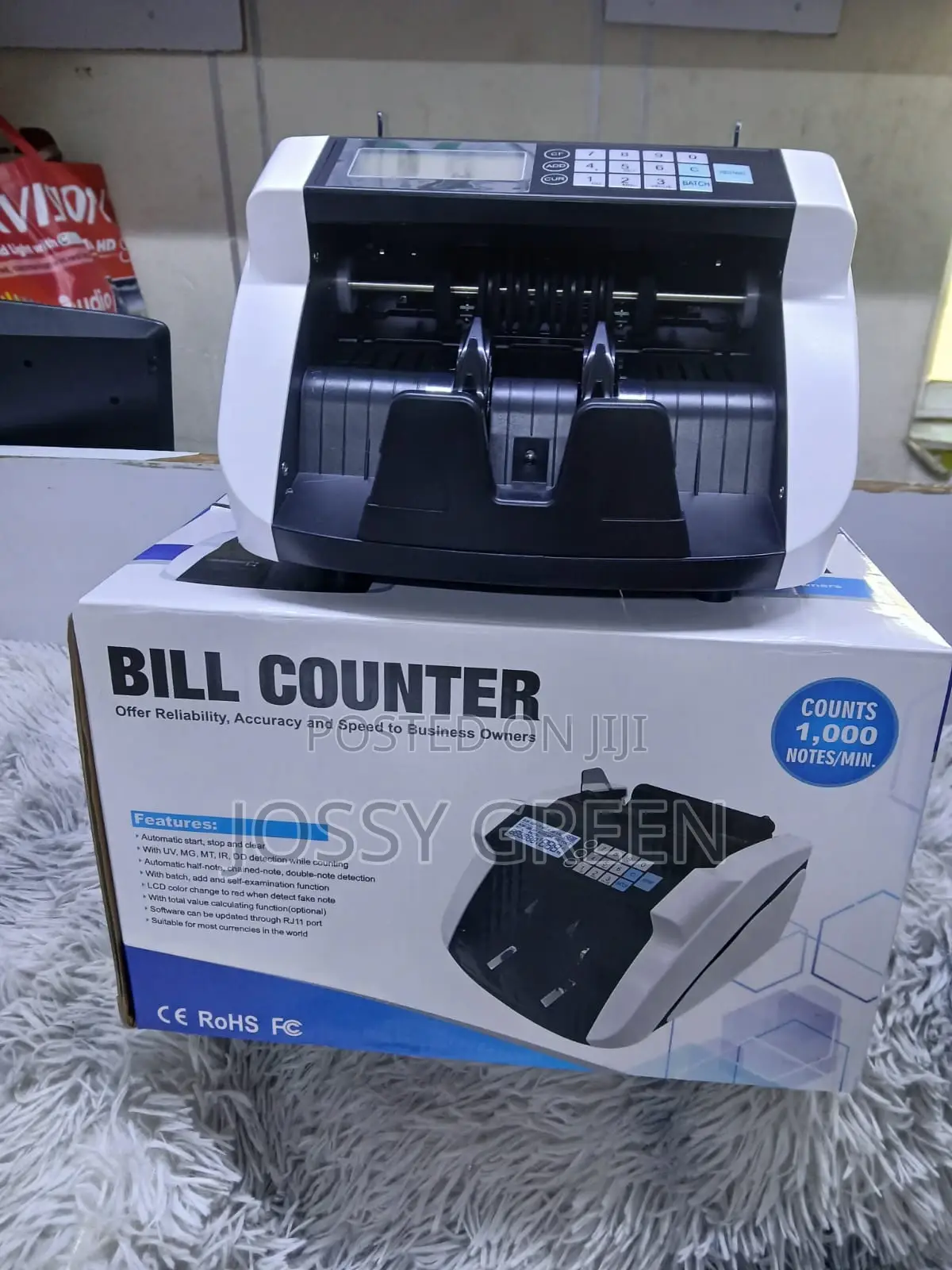 Bill Counter Automatic Money Counting and Fake Detection Machine