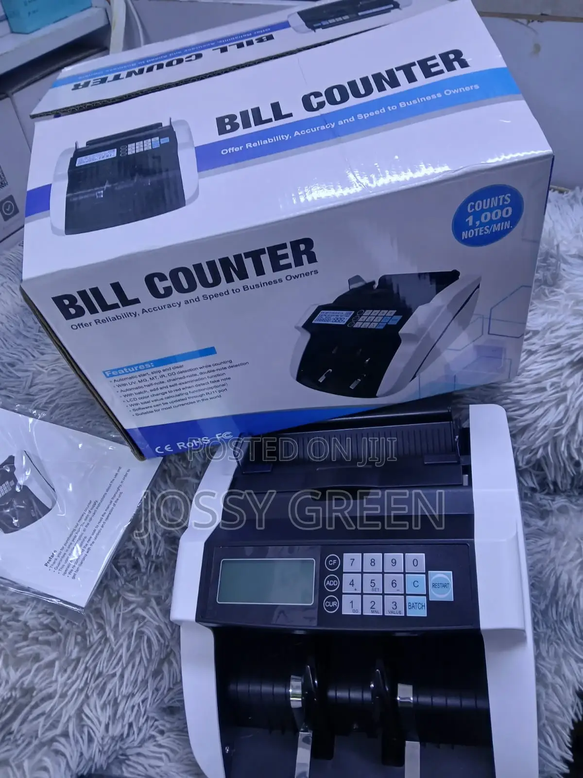 New Model Counterfeit Detection Money Bill Counting Machine