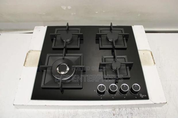 Roch 60cm Glass Body 4 Burner Cooker With Cast Iron Grid