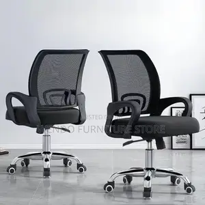 Office Chair : B5 Black Clerical Mesh Office Chair