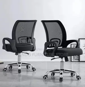 Office Chair : B5 Black Clerical Mesh Office Chair