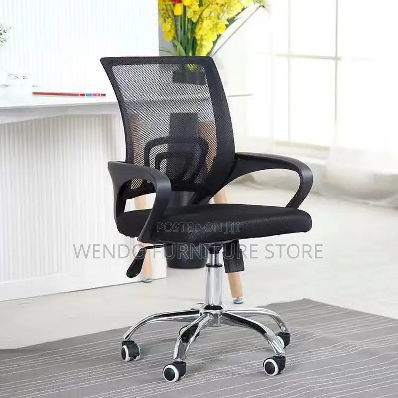 Office Chair : B5 Black Clerical Mesh Office Chair