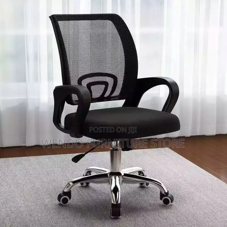 Office Chair : B5 Black Clerical Mesh Office Chair