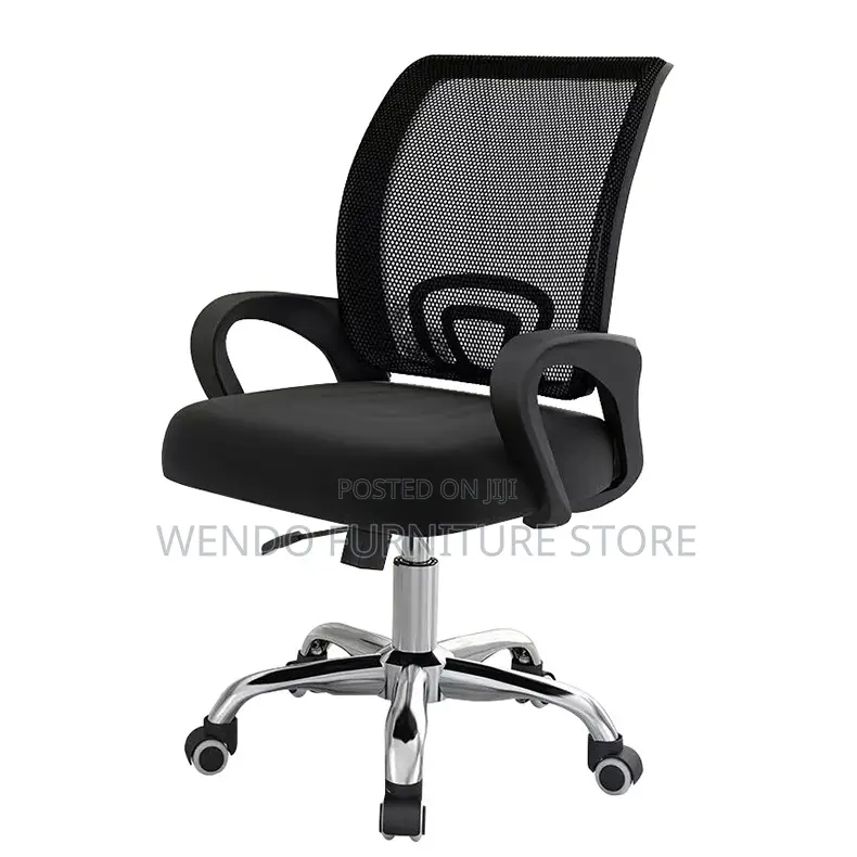 Office Chair : B5 Black Clerical Mesh Office Chair