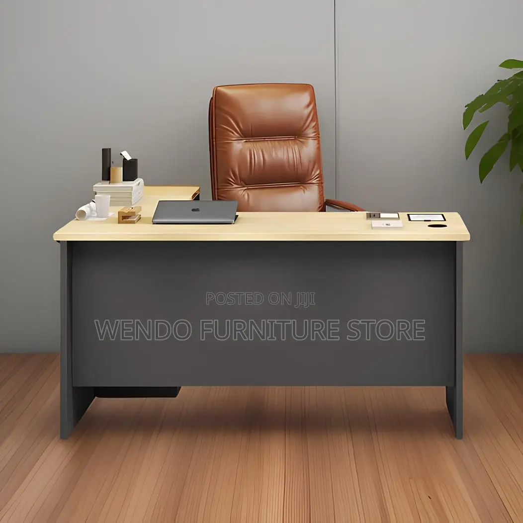 Office Desk : Modern 120cm L-Shaped Executive Office Desk