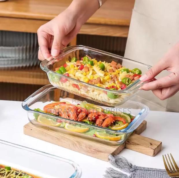3 In1 Borosilicate Baking Glass Ware Set.