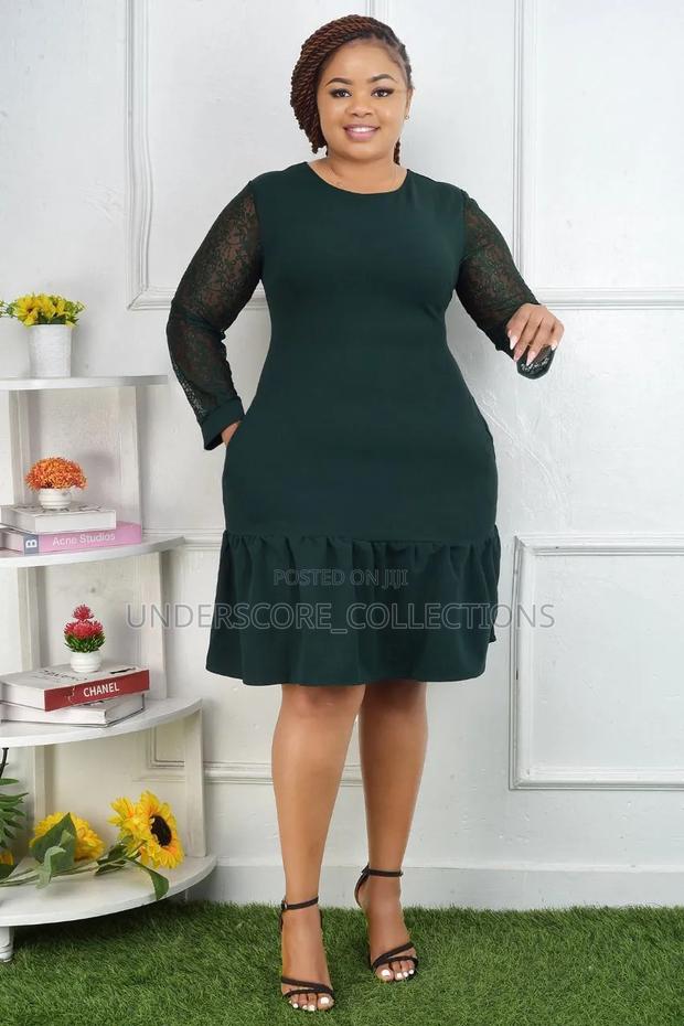 Ladies Plain Coloured Fish Shape Dresses - thumbnail 3