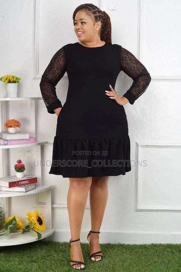 Ladies Plain Coloured Fish Shape Dresses - thumbnail 4