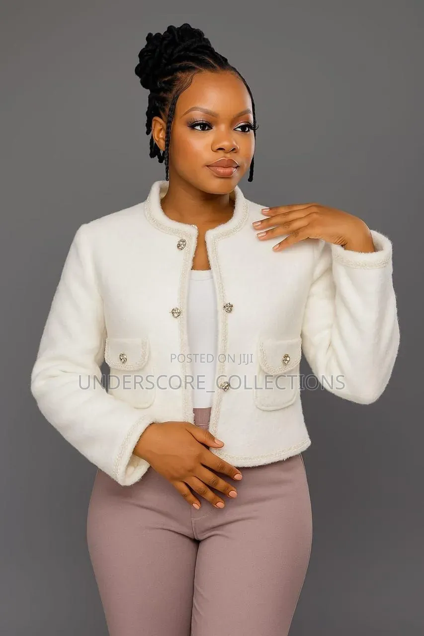 Ladies Checked Crop Jackets