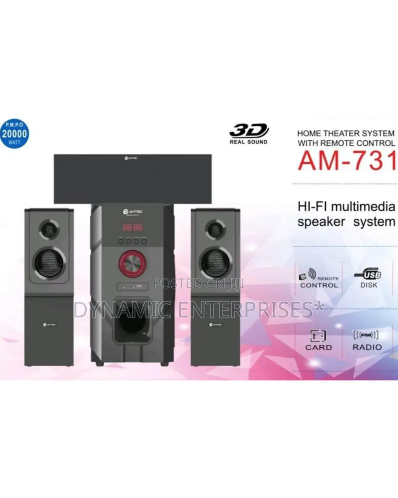 Amtec Am731 3.1 Sub Woofer/System
