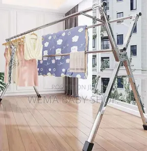 Telescopic/Retractable/Foldable Stainless Steel Laundry Rack.