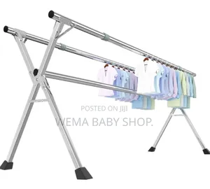 Telescopic/Retractable/Foldable Stainless Steel Laundry Rack.