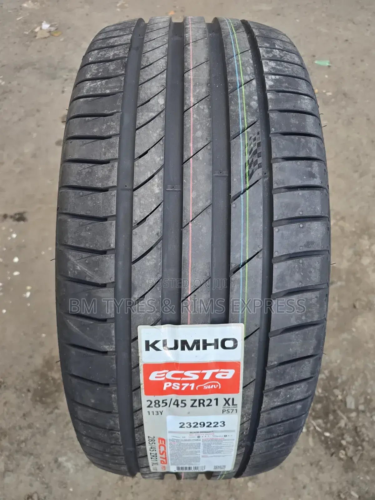 285 /45 R21 Khumo Tires (Ecsta) Korea