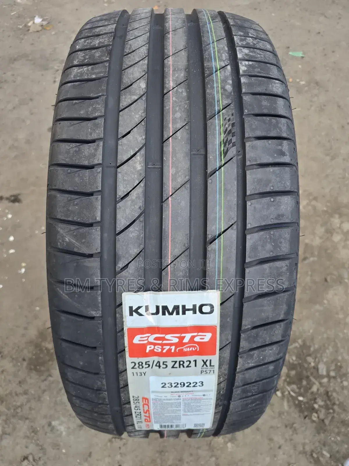 285 /45 R21 Khumo Tires (Ecsta) Korea