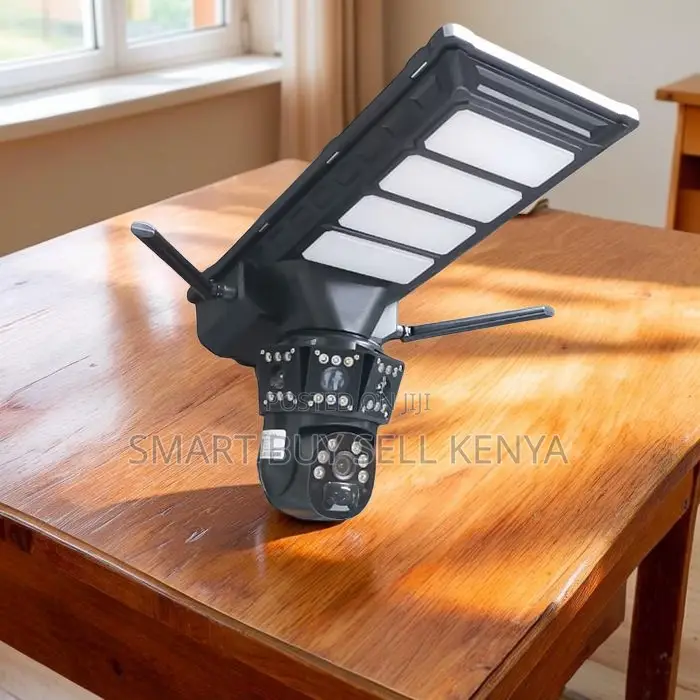 4g Smart Security Solution Solar Camera With Led Solar Street Light