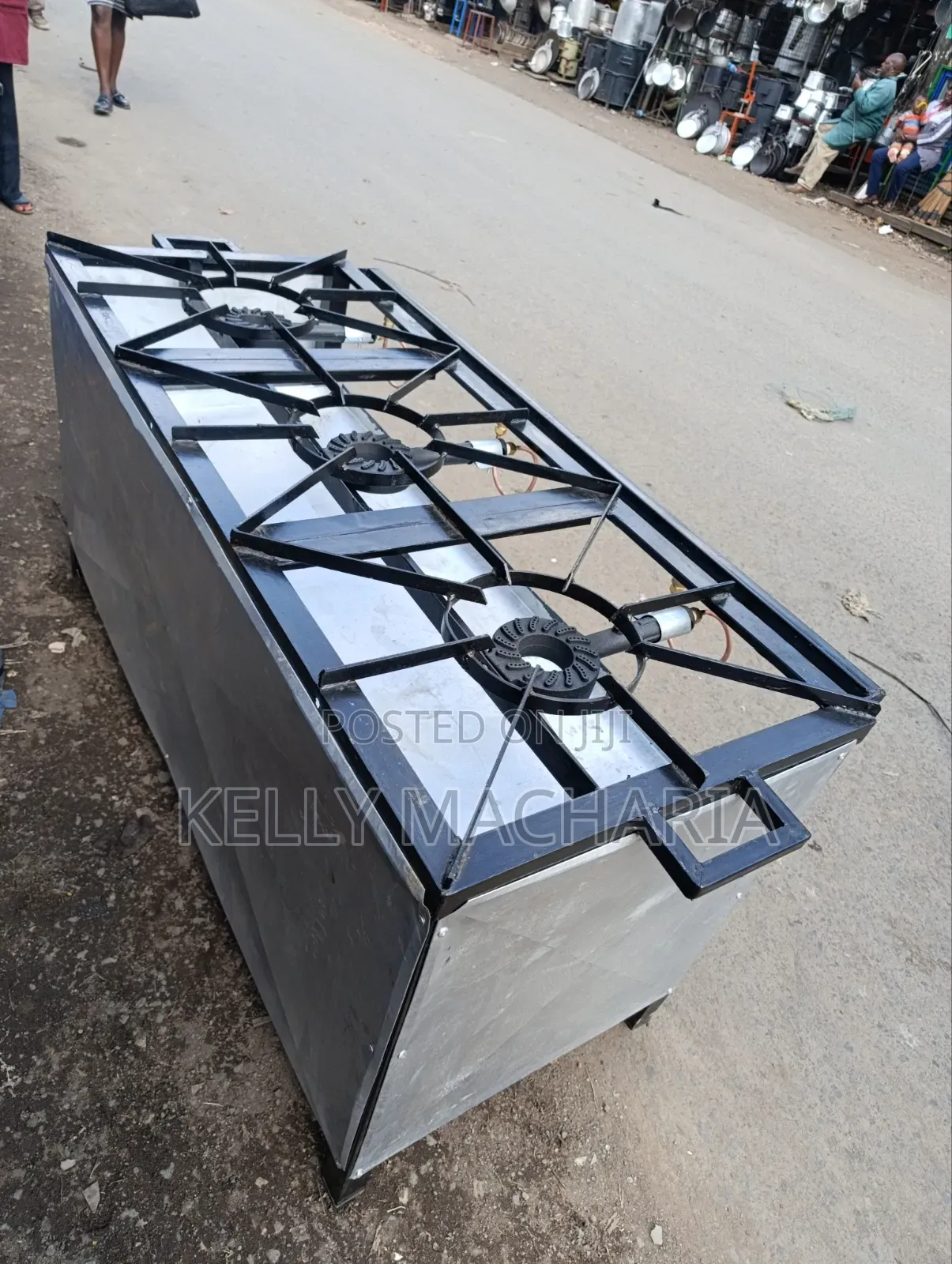 Closed Three Burner Commercial Sizes Burners