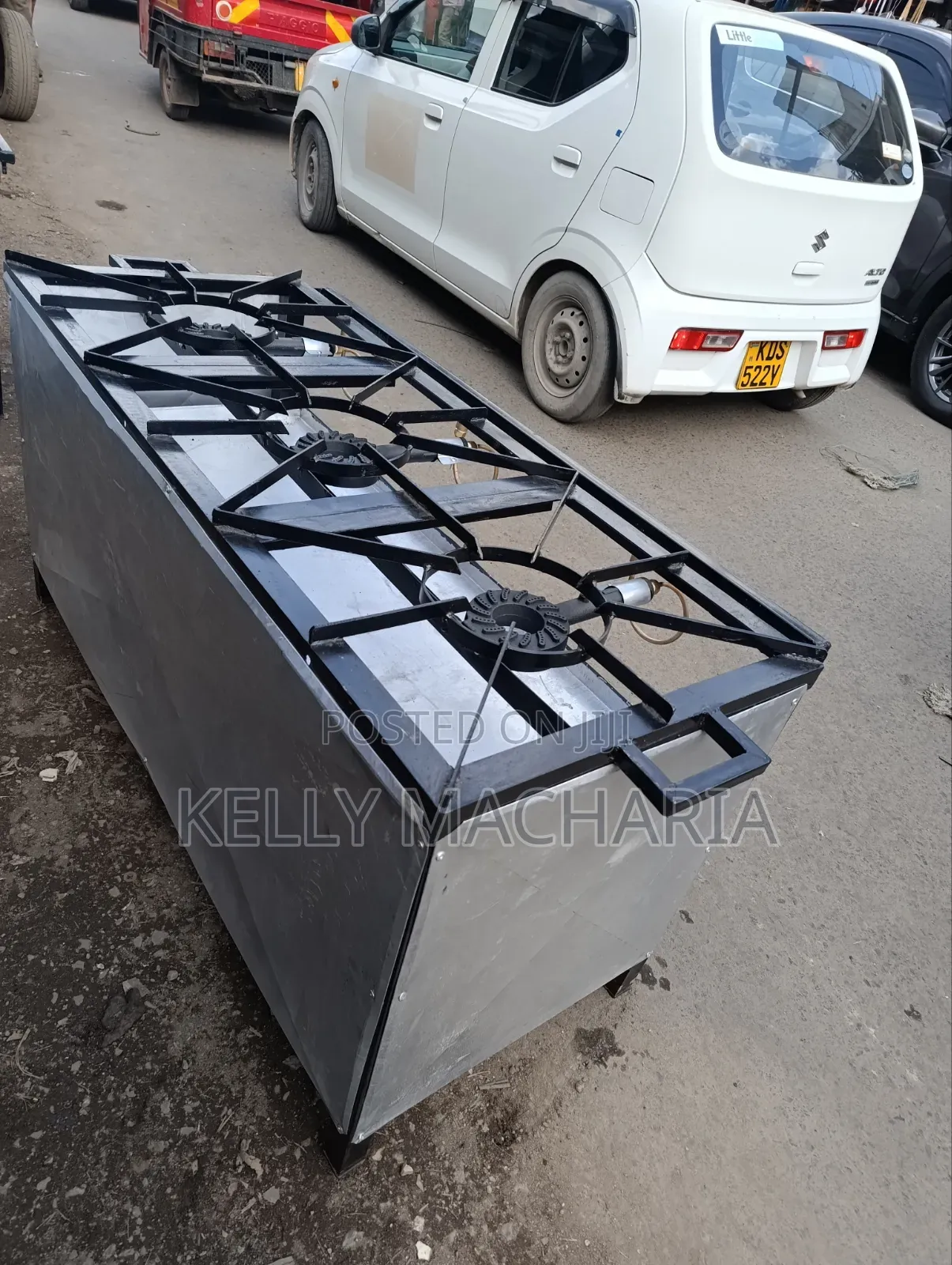 Closed Three Burner Commercial Sizes Burners