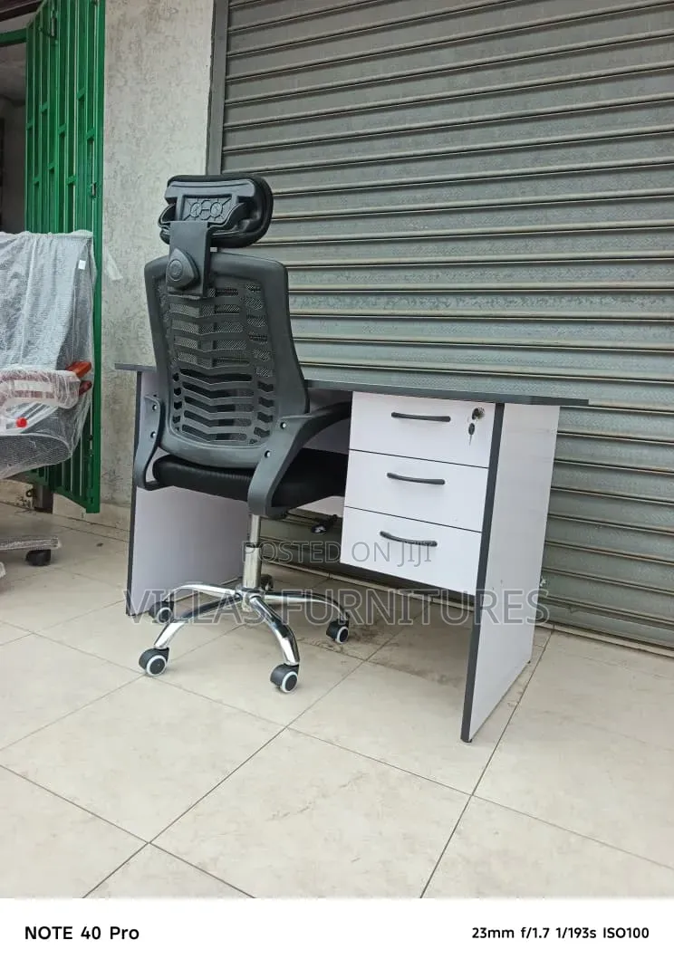 Office Workstation Set(Desk and Headrest Chair)