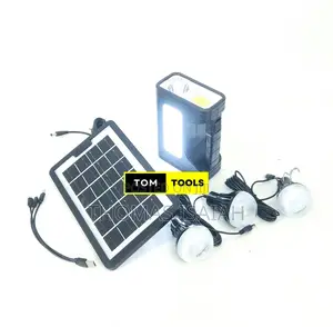 3 Bulbs, Phone Charger and Torch Emergency Solar Home Lighting System